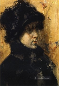 A Portrait Study William Merritt Chase Oil Paintings